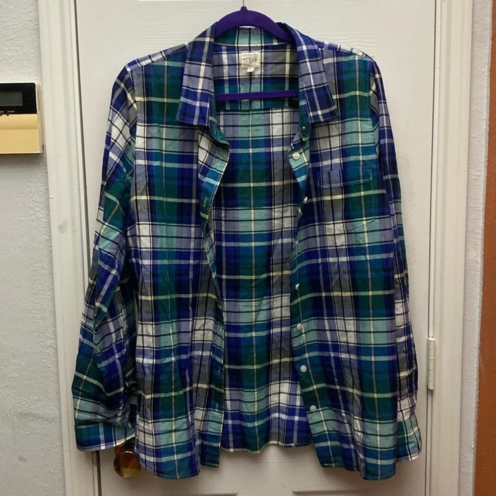 J.Crew Button-Down Long Sleeve Blouse XL